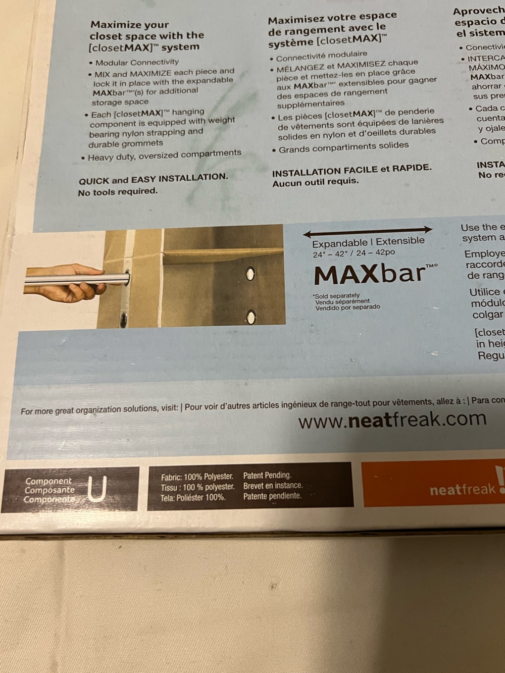 Closetmax System Over-the-Door Shoe Organizer - Picture 8 of 12